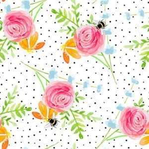 Boho Bouquet Fabric 1112-01