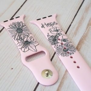 Smart Watch Band - Poppies - Personalized