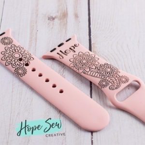 Smart Watch Band - Paisley - Personalized