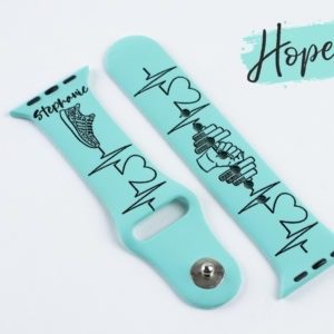 Smart Watch Band - Heartbeat Run - Personalized