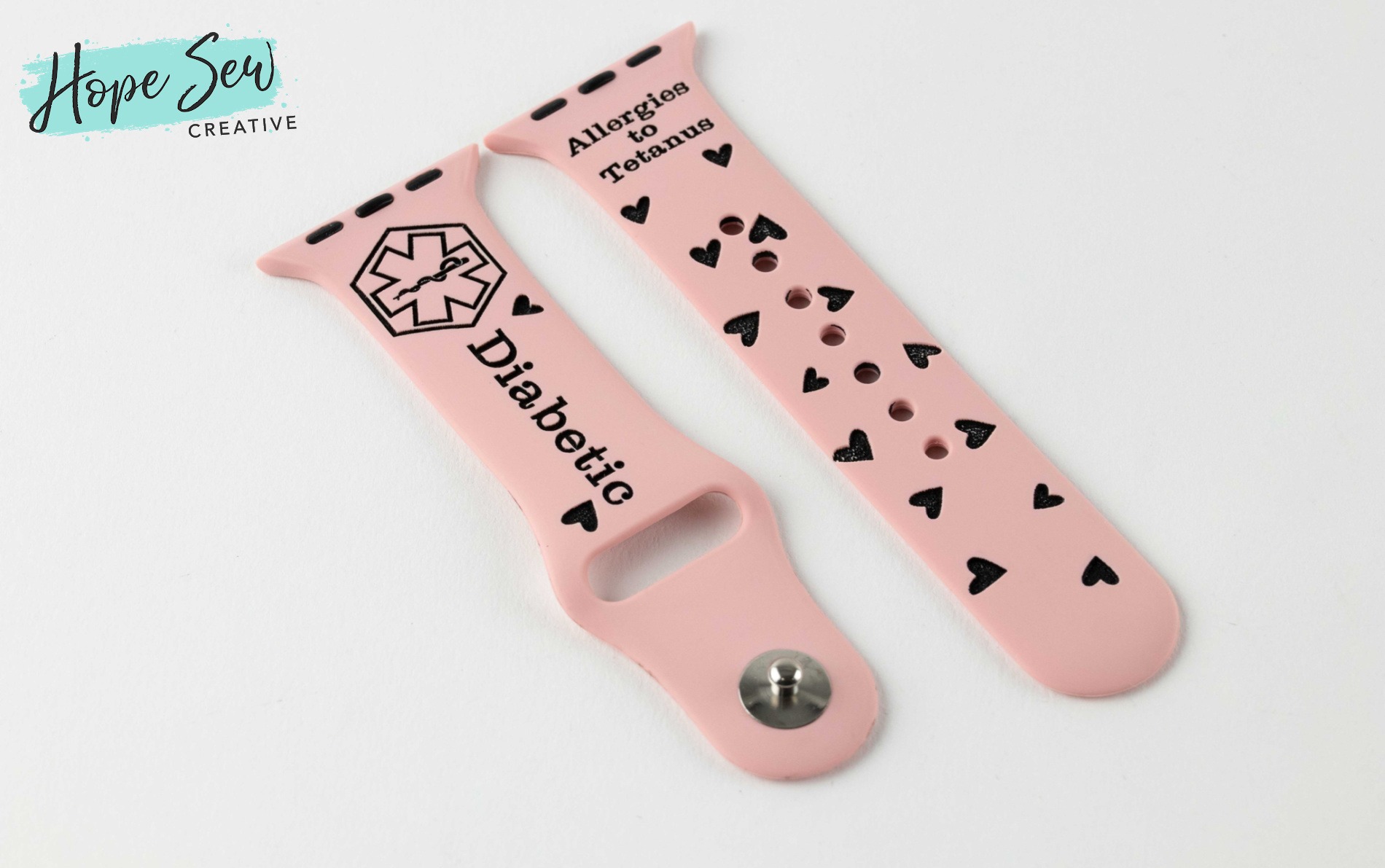 Smart Watch Band_ Medical Alert_Personalized