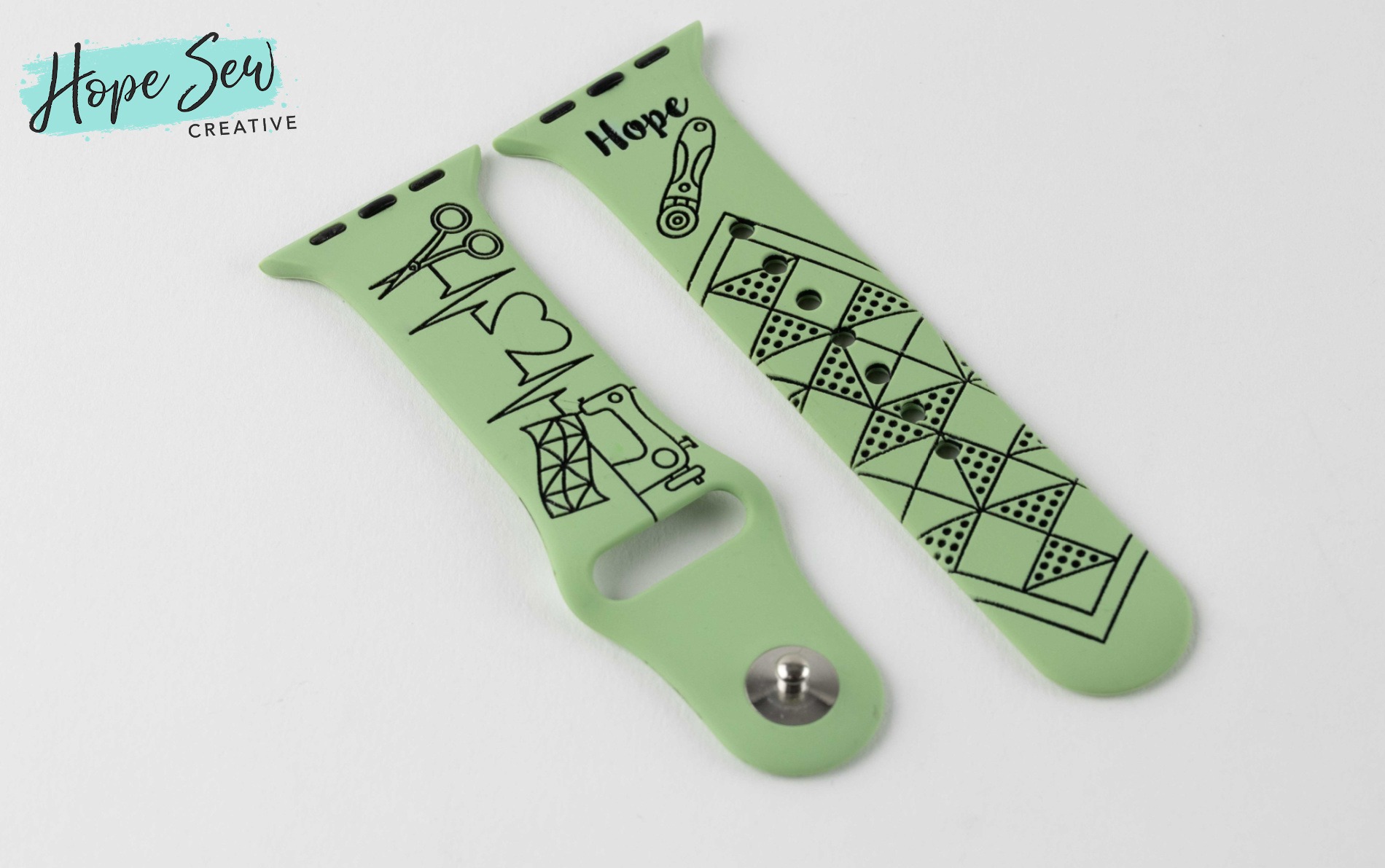 Smart Watch Band_Quilting 15_Personalized