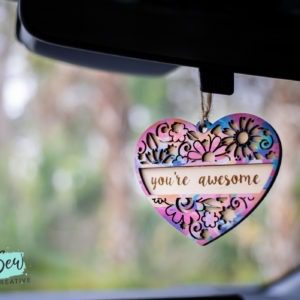 Eco-Friendly Air Freshener - Heart -Personalized
