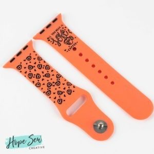 Smart Watch Band_ Love & Coffee_Personalized