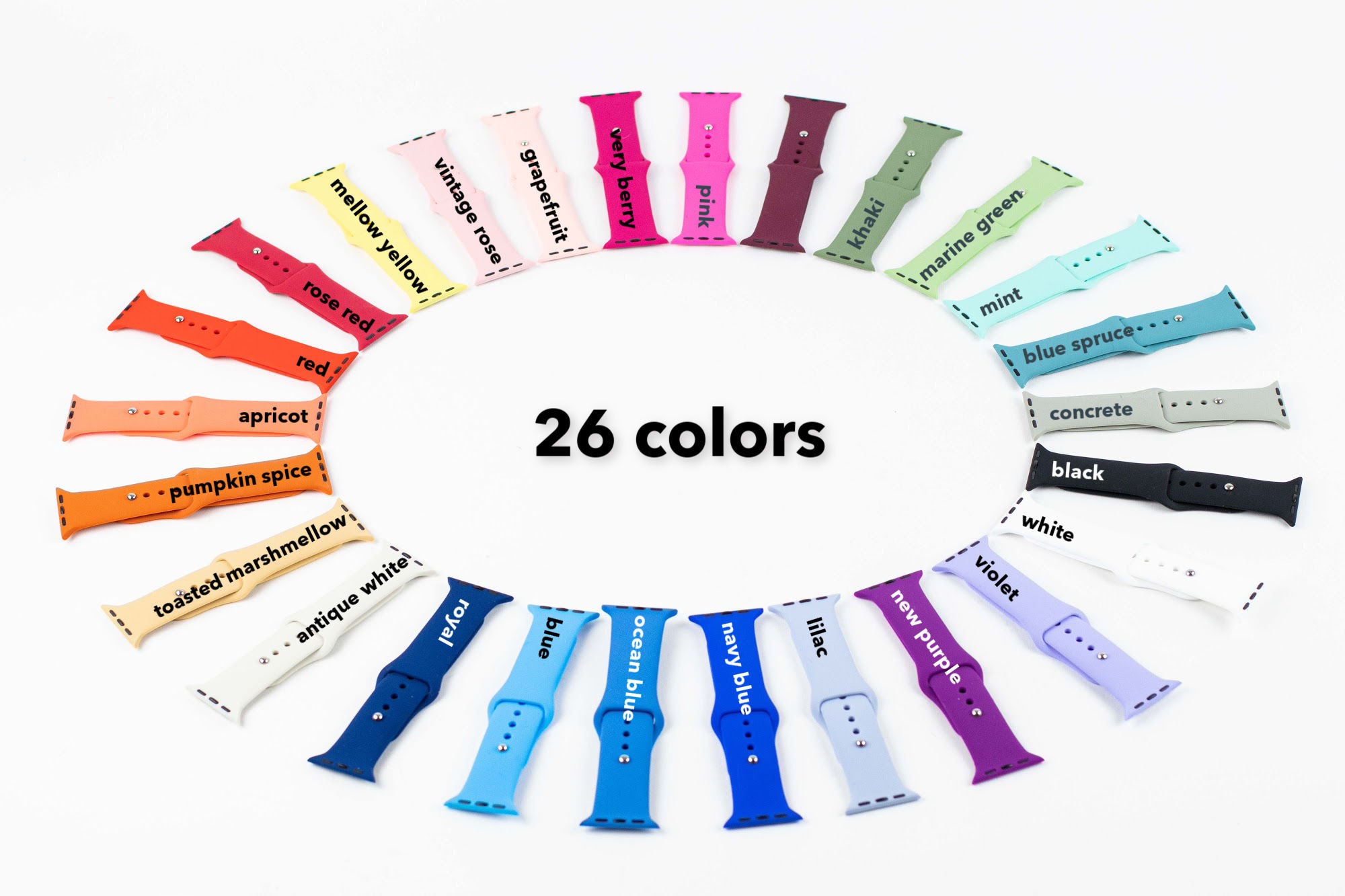 Smart Watch Band_Obsessive Flamingo Disorder_Personalized_Ombre or Pink Ink - Image 3