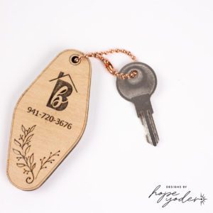 Real Estate Lock Box Key Chain_Branded