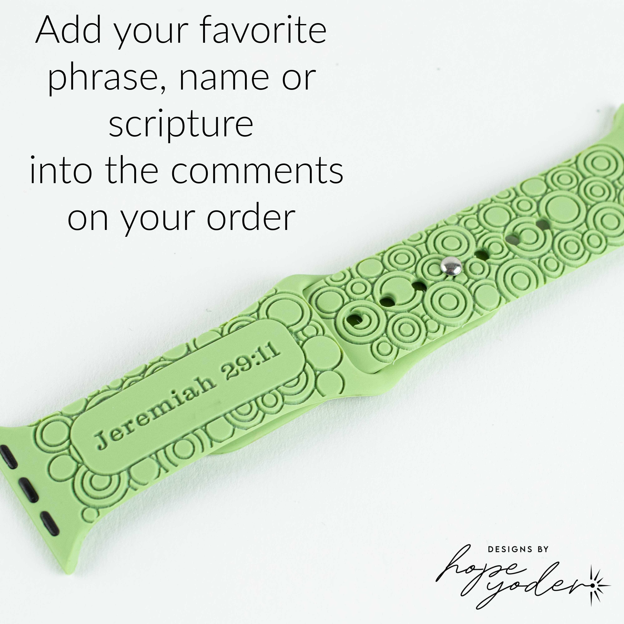 Smart Watch Band_Cirles_Personalized - Image 2