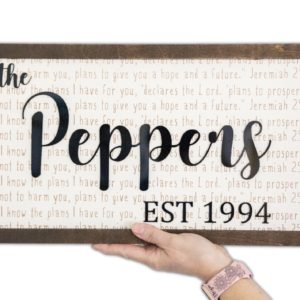 Last Name Sign, Personalized