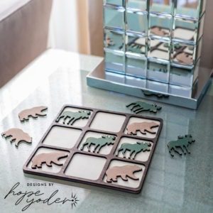Tic-Tac-Toe Wooden Game – Cabin Fever