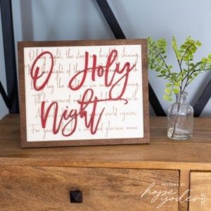 O Holy Night_ Handmade Sign
