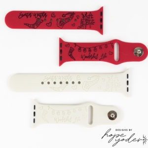 Smart Watch Band_Vintage Christmas