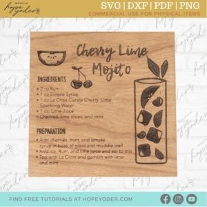 Download_Happy Hour Coaster_Mojito Commercial SVG