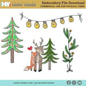 Winter Critters Download_Embroidery Collection + Quilt Pattern