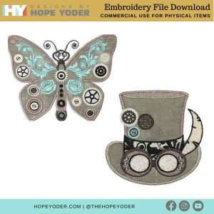 Steampunk'd Embroidery Collection