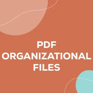 PDF Organizational Files