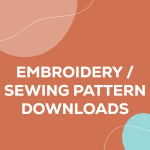 Embroidery / Sewing Pattern Downloads