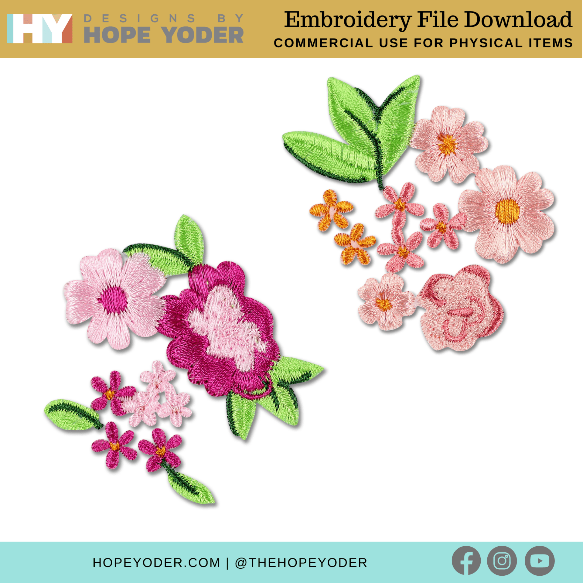Roses and Arrows_ Download_Embroidery Collection + Pillow Pattern - Image 4
