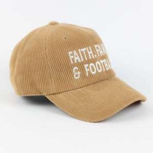 Vintage Corduroy Hat - Faith Family Football